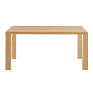 Executive 63" Oak Lacquer Office Desk