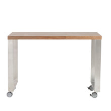 Load image into Gallery viewer, Walnut and Matte Black 48&quot; Ergonomic Desk
