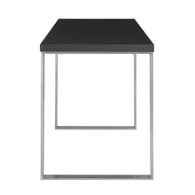 Load image into Gallery viewer, Anthracite &amp; Brushed Stainless Steel 48&quot; Modern Desk
