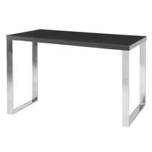 Load image into Gallery viewer, Anthracite &amp; Brushed Stainless Steel 48&quot; Modern Desk
