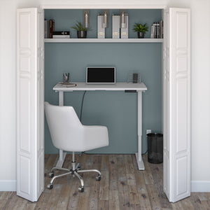 Dainty 48" White Adjustable Desk