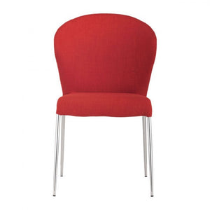 Sleek Tangerine Guest or Conference Chair (Set of 4)
