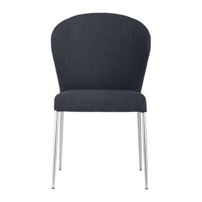 Sleek Graphite Guest or Conference Chair (Set of 4)