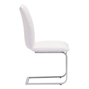 Classic Guest or Conference Chair in White (Set of 2)