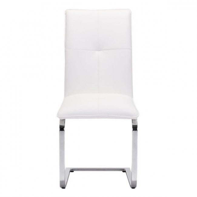 Classic Guest or Conference Chair in White (Set of 2)