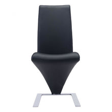 Load image into Gallery viewer, Modern Z-Style Guest or Conference Chair in Black Leatherette (Set of 2)
