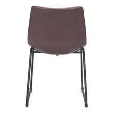 Load image into Gallery viewer, Vintage Espresso Leatherette Guest or Conference Chair
