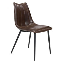 Load image into Gallery viewer, Brown Tufted Leatherette Guest or Conference Chairs (Set of 2)
