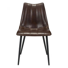 Load image into Gallery viewer, Brown Tufted Leatherette Guest or Conference Chairs (Set of 2)
