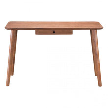 Load image into Gallery viewer, Classic Dark Walnut 47&quot; Office Desk
