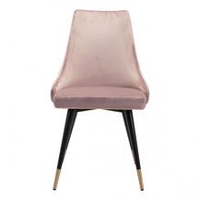 Load image into Gallery viewer, Chic Guest or Conference Chair in Pink Velvet (Set of 2)
