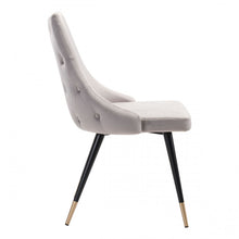 Load image into Gallery viewer, Chic Guest or Conference Chair in Gray Velvet (Set of 2)

