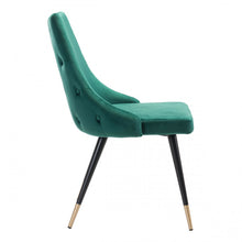 Load image into Gallery viewer, Chic Guest or Conference Chair in Green Velvet (Set of 2)
