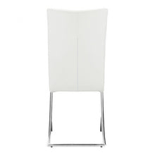 Load image into Gallery viewer, Unique Modern White Leatherette &amp; Chrome Guest/Conference Chair (Set of 2)
