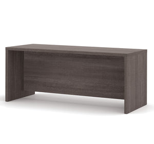 71" Modern Executive Office Desk in Bark Gray