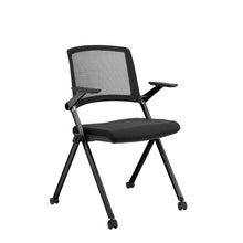 Load image into Gallery viewer, Set of 2 Stacking Black Chair
