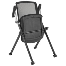 Load image into Gallery viewer, Set of 2 Stacking Black Chair
