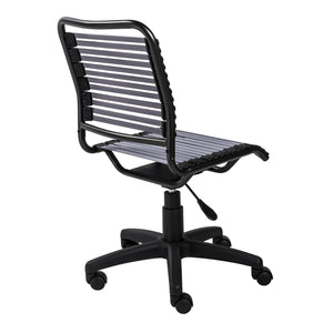 Bungee Armless Office / Conference Chair in Light Gray