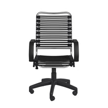 Load image into Gallery viewer, Unique Black/Aluminum Bungee Office Chair
