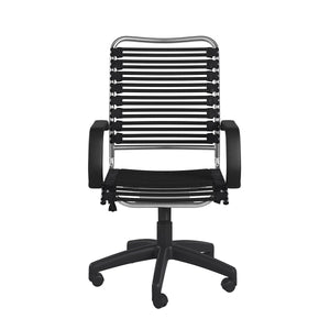 Unique Black/Aluminum Bungee Office Chair