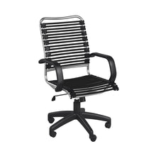 Load image into Gallery viewer, Unique Black/Aluminum Bungee Office Chair

