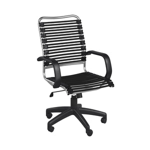 Unique Black/Aluminum Bungee Office Chair
