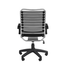 Load image into Gallery viewer, Unique Black/Aluminum Bungee Office Chair
