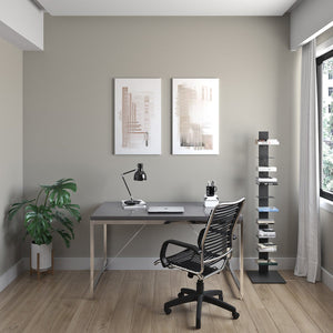 Unique Black/Aluminum Bungee Office Chair