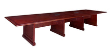 Load image into Gallery viewer, 12 or 16 Foot Rectangular Conference Table in Mahogany Finish
