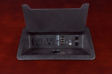 Load image into Gallery viewer, 12 or 16 Foot Rectangular Conference Table in Mahogany Finish
