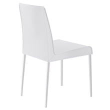 Load image into Gallery viewer, Premium White Leather Conference or Guest Chairs with Steel Legs (Set of 2)
