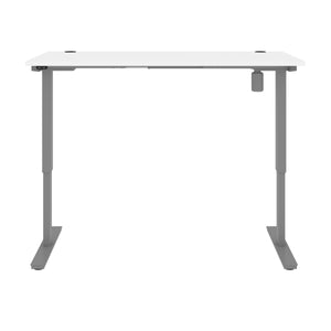 Electric Adjustable 72" Desk in White