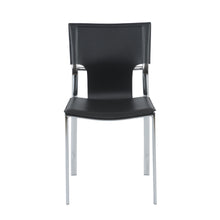 Load image into Gallery viewer, Classic Black Leather Armless Guest or Conference Chair (Set of 4)
