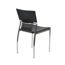 Load image into Gallery viewer, Classic Black Leather Armless Guest or Conference Chair (Set of 4)
