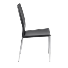 Load image into Gallery viewer, Tasteful Black Leather Guest or Conference Chair (Set of 2)
