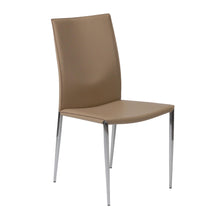 Load image into Gallery viewer, Tasteful Tan Leather Guest or Conference Chair (Set of 2)
