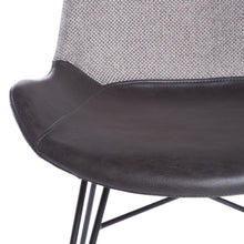 Load image into Gallery viewer, Classic Guest or Conference Chair in Black and Dark Gray (Set of 2)
