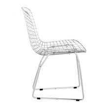 Load image into Gallery viewer, Mid-Century Wire Frame Guest/Conference Chair w/ White Seat Cushion (Set of 2)
