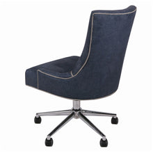 Load image into Gallery viewer, Fabric Rolling Office or Conference Chair in Denim Slate
