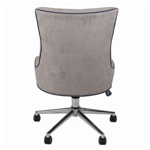 Fabric Rolling Office or Conference Chair in Soft Taupe