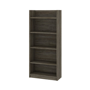 68" Open-top Bookcase in Walnut Gray