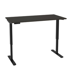 60" Desk with Electric Height Adjustment in Deep Gray