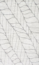 Load image into Gallery viewer, Light Grey Office Rug with Leafy Pattern (Multiple Sizes)
