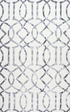 Load image into Gallery viewer, Sophisticated Geometric Wool Office Rug (Multiple Sizes)

