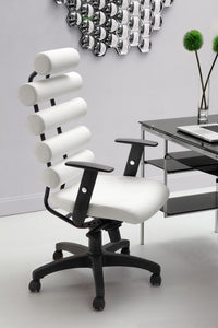 Ultra Modern Leather Office Chair in White