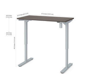 48" Bark Gray Programmable Standing Desk