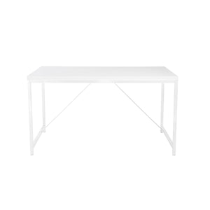 Modern Desk with Industrial Flair in White