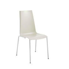 Load image into Gallery viewer, White &amp; Chrome Conference or Guest Chairs (set of 4)
