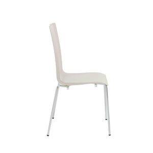 White & Chrome Conference or Guest Chairs (set of 4)