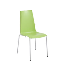 Load image into Gallery viewer, Set of 4 Stackable Lightweight Green Conference Chairs
